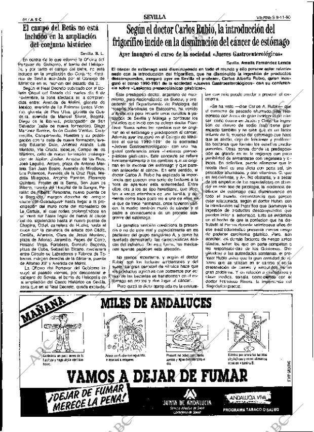 ABC SEVILLA 09-11-1990 página 54