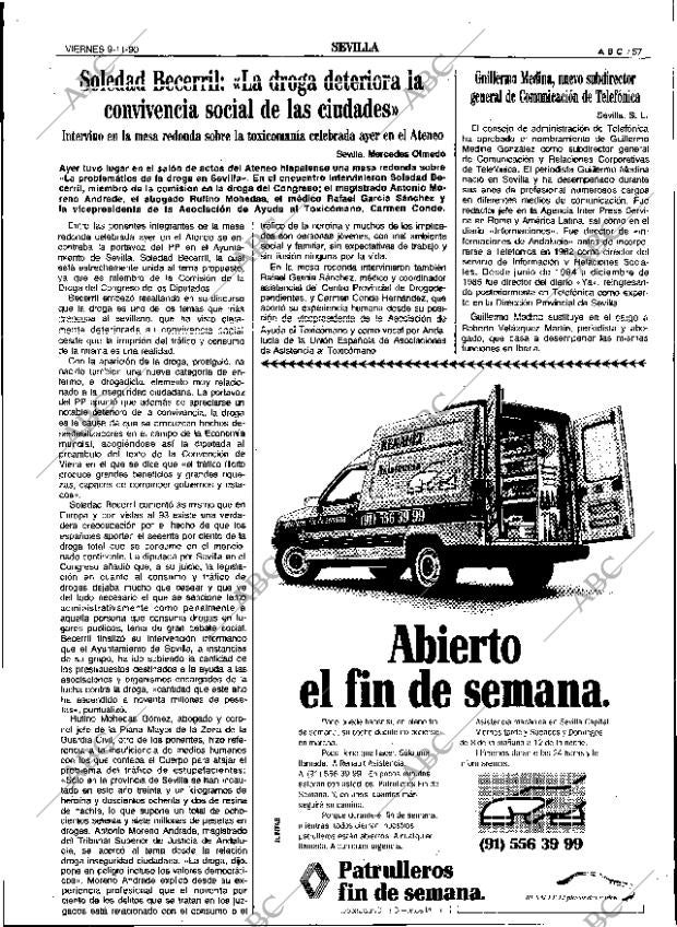 ABC SEVILLA 09-11-1990 página 57