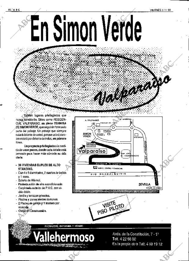 ABC SEVILLA 09-11-1990 página 66