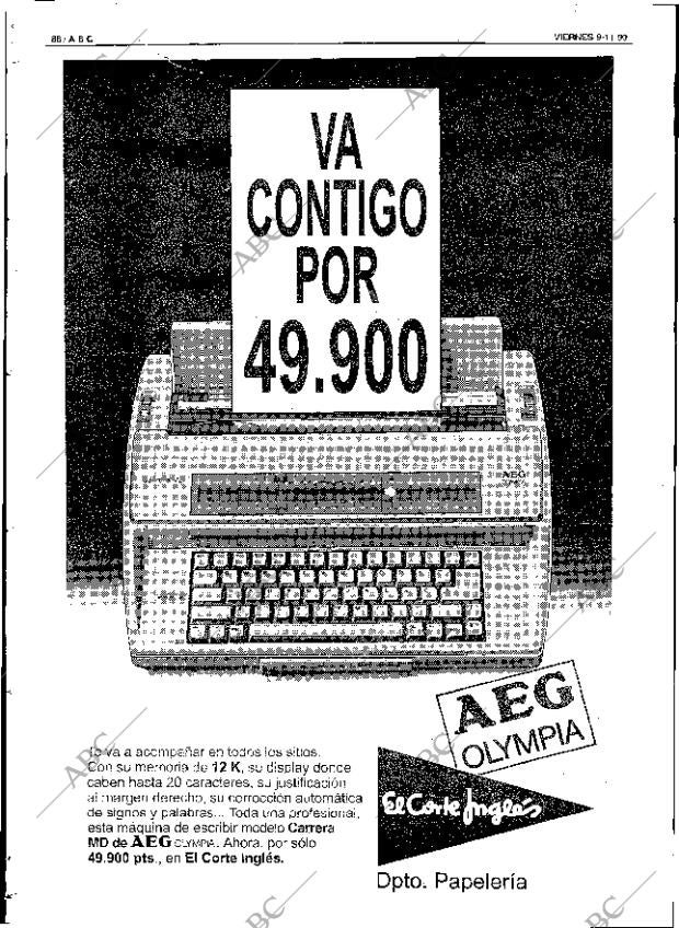 ABC SEVILLA 09-11-1990 página 88