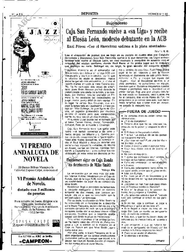 ABC SEVILLA 09-11-1990 página 94
