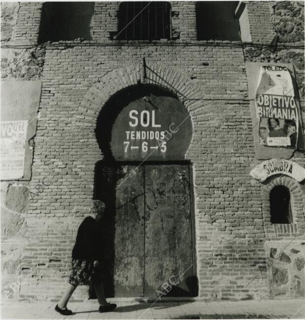 Imagen del exterior de la Plaza de Toros de Toledo