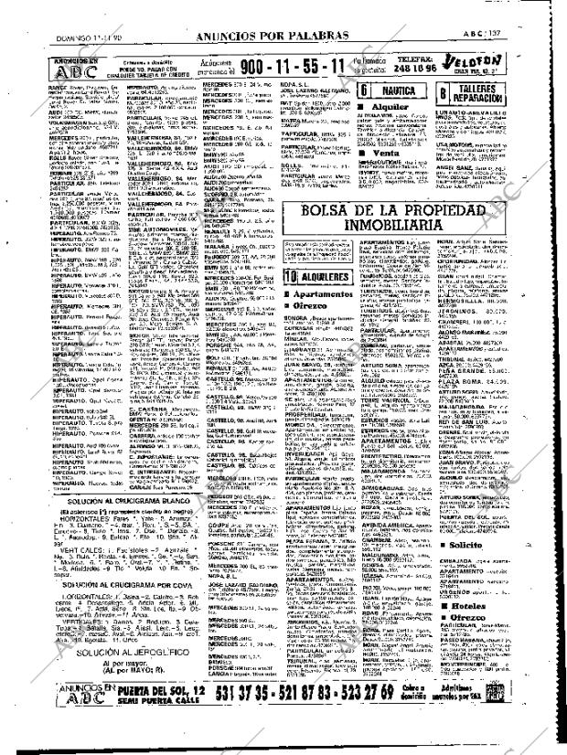 ABC MADRID 11-11-1990 página 137