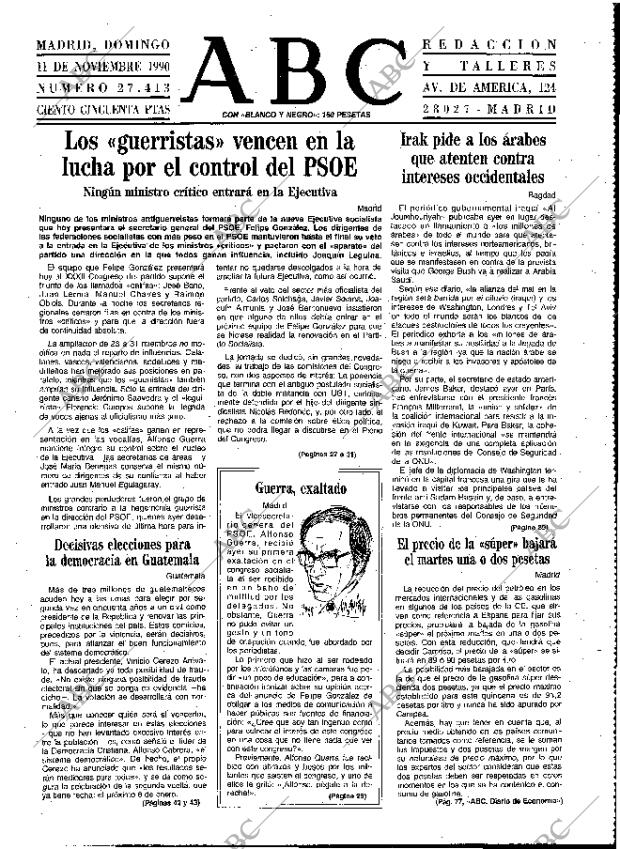 ABC MADRID 11-11-1990 página 21
