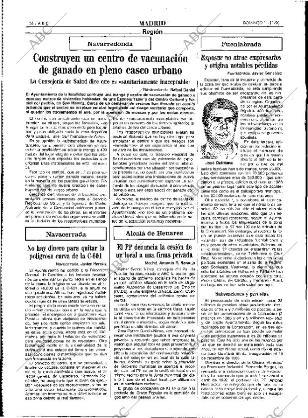 ABC MADRID 11-11-1990 página 58