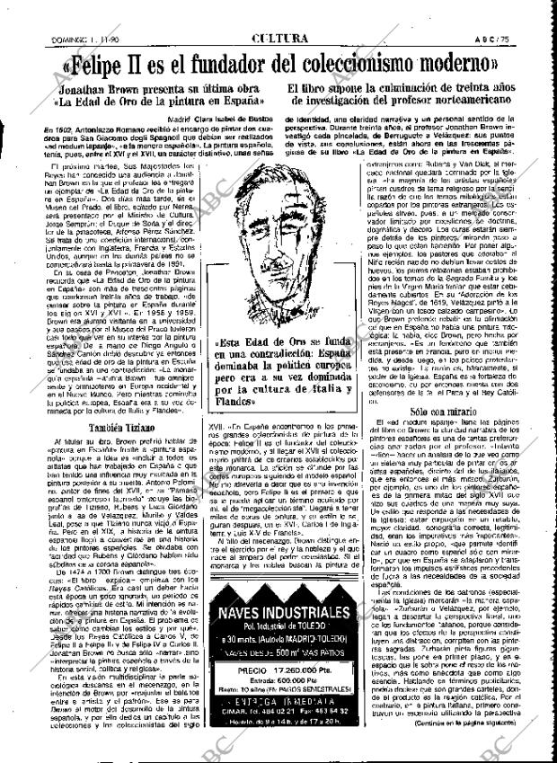 ABC MADRID 11-11-1990 página 75