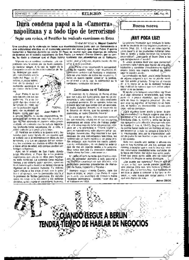 ABC MADRID 11-11-1990 página 95