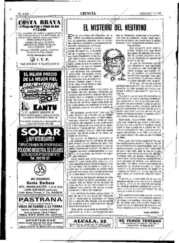 ABC MADRID 11-11-1990 página 98