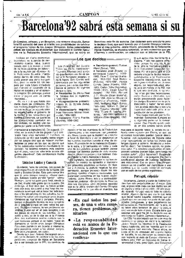 ABC MADRID 12-11-1990 página 106