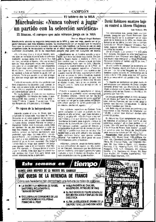 ABC MADRID 12-11-1990 página 112