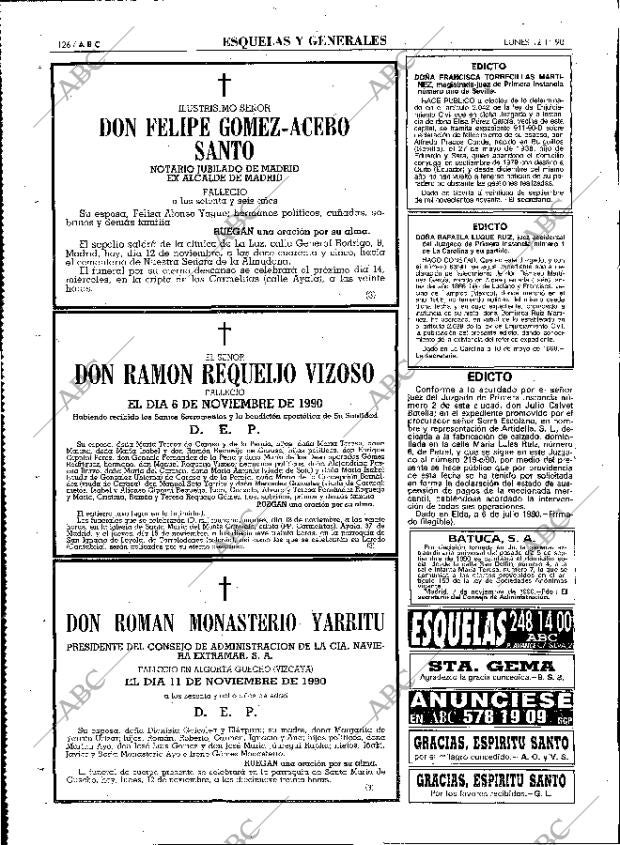 ABC MADRID 12-11-1990 página 126