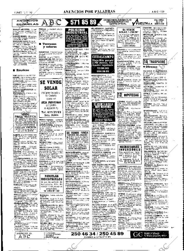 ABC MADRID 12-11-1990 página 139