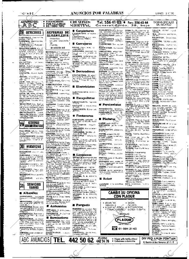 ABC MADRID 12-11-1990 página 142