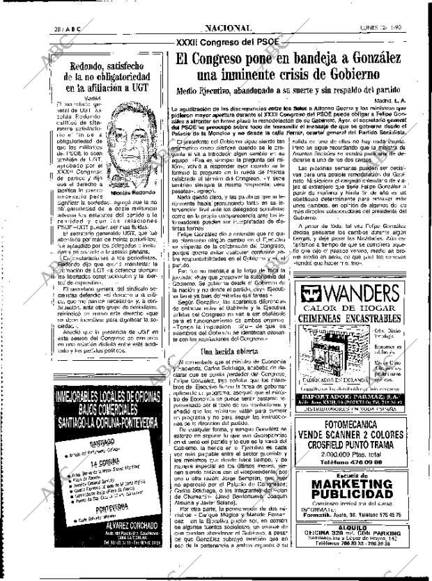 ABC MADRID 12-11-1990 página 28