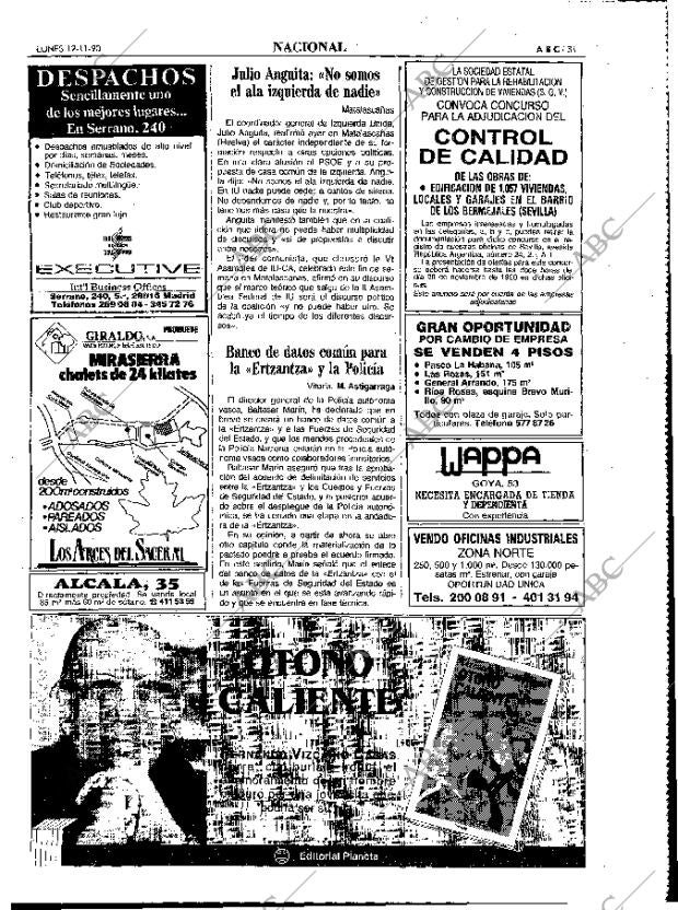 ABC MADRID 12-11-1990 página 31