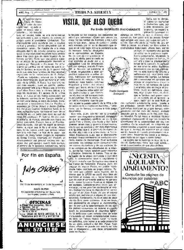 ABC MADRID 12-11-1990 página 42