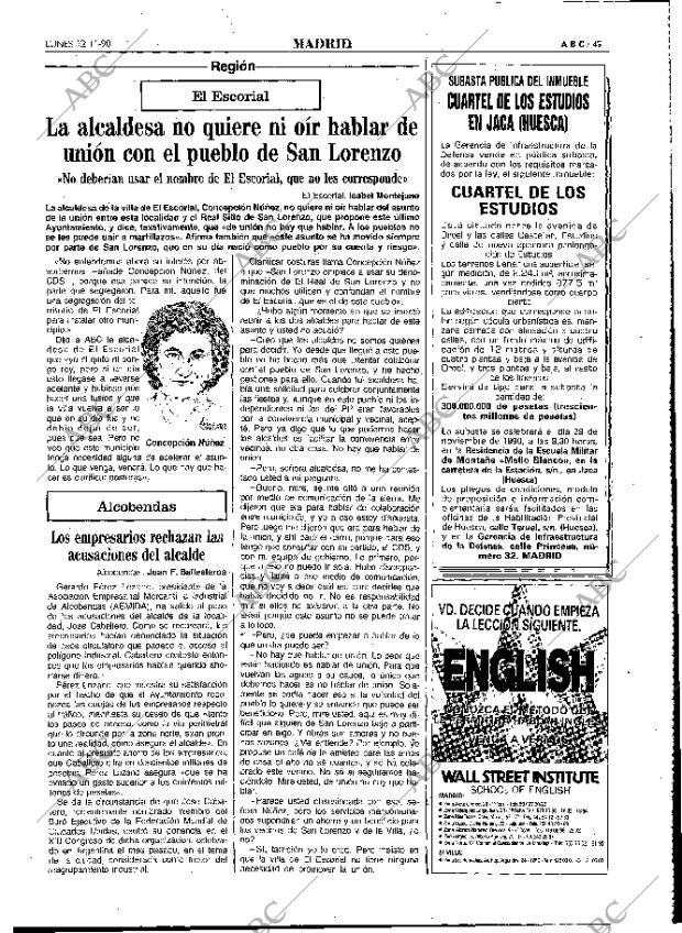 ABC MADRID 12-11-1990 página 49