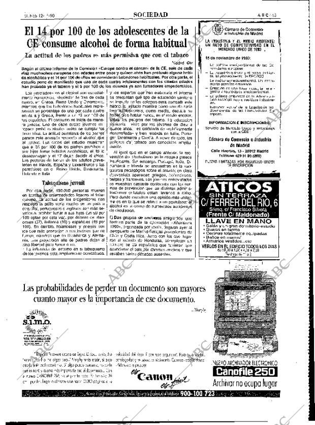 ABC MADRID 12-11-1990 página 63