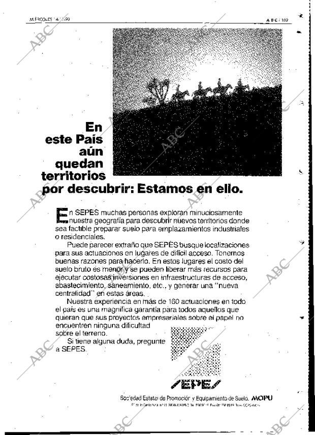 ABC MADRID 14-11-1990 página 109