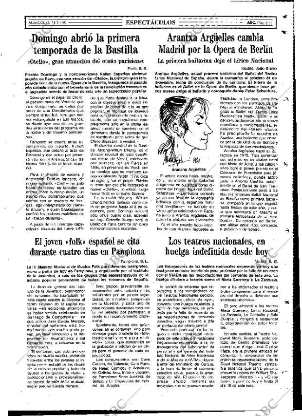 ABC MADRID 14-11-1990 página 111