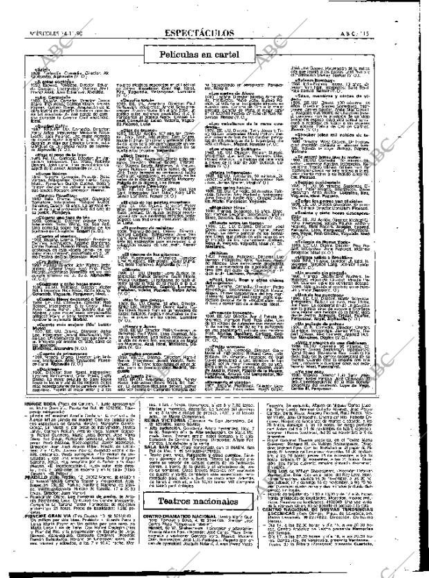 ABC MADRID 14-11-1990 página 115