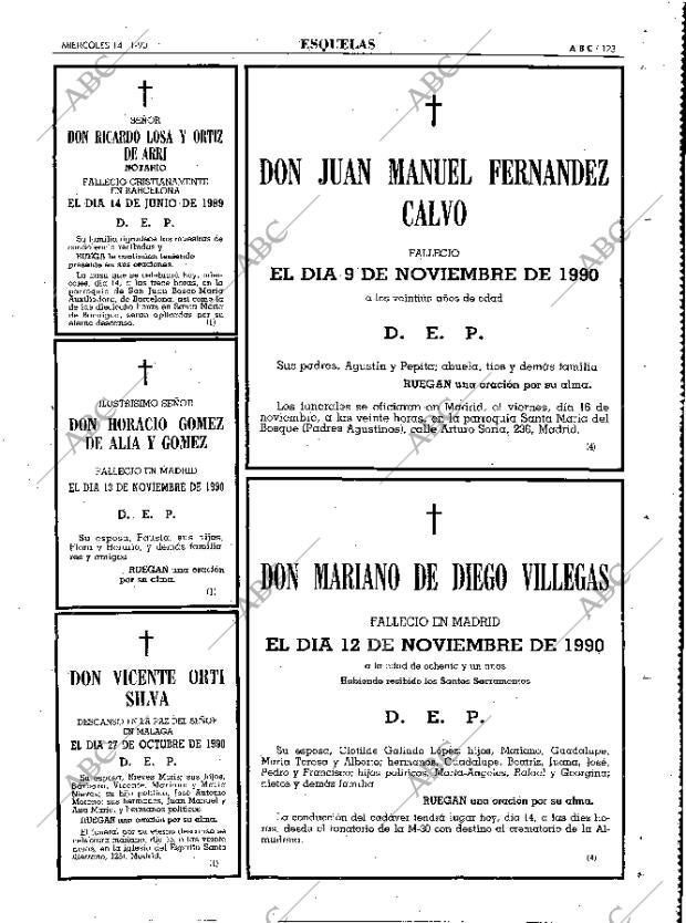ABC MADRID 14-11-1990 página 123
