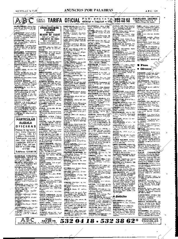 ABC MADRID 14-11-1990 página 129