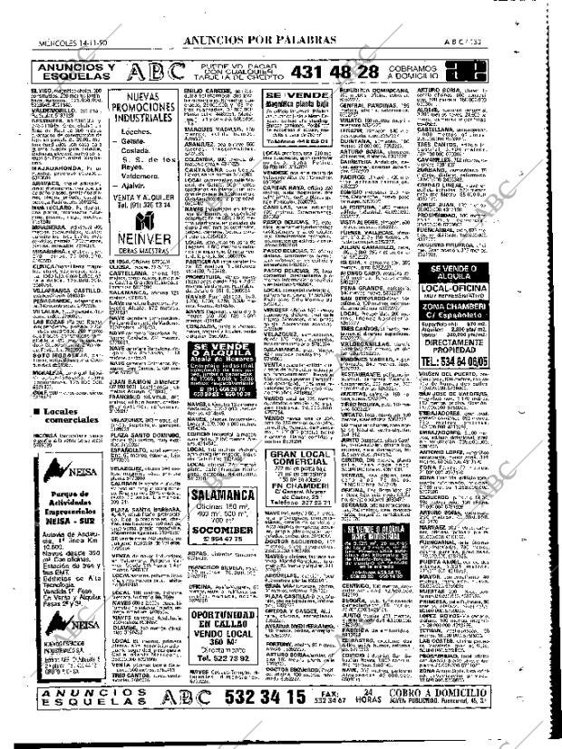 ABC MADRID 14-11-1990 página 133