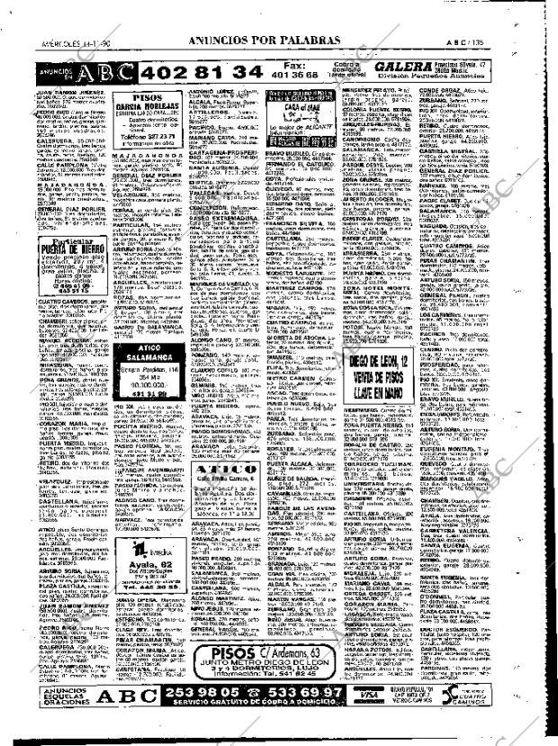 ABC MADRID 14-11-1990 página 135