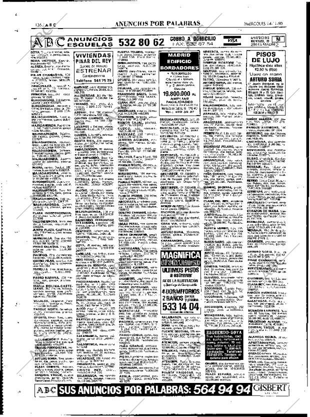 ABC MADRID 14-11-1990 página 136
