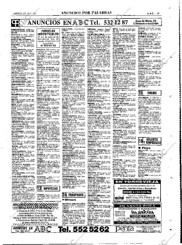 ABC MADRID 14-11-1990 página 139