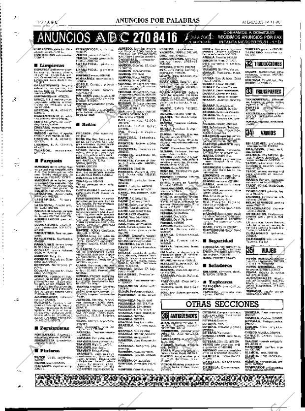 ABC MADRID 14-11-1990 página 142