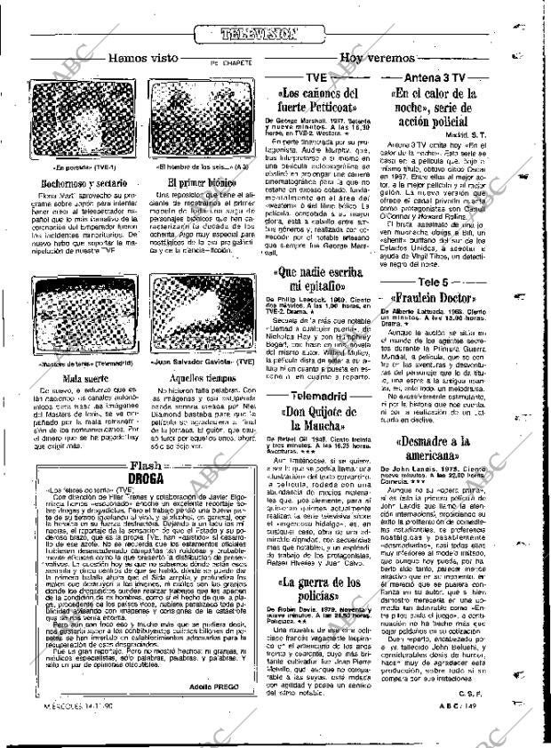 ABC MADRID 14-11-1990 página 149