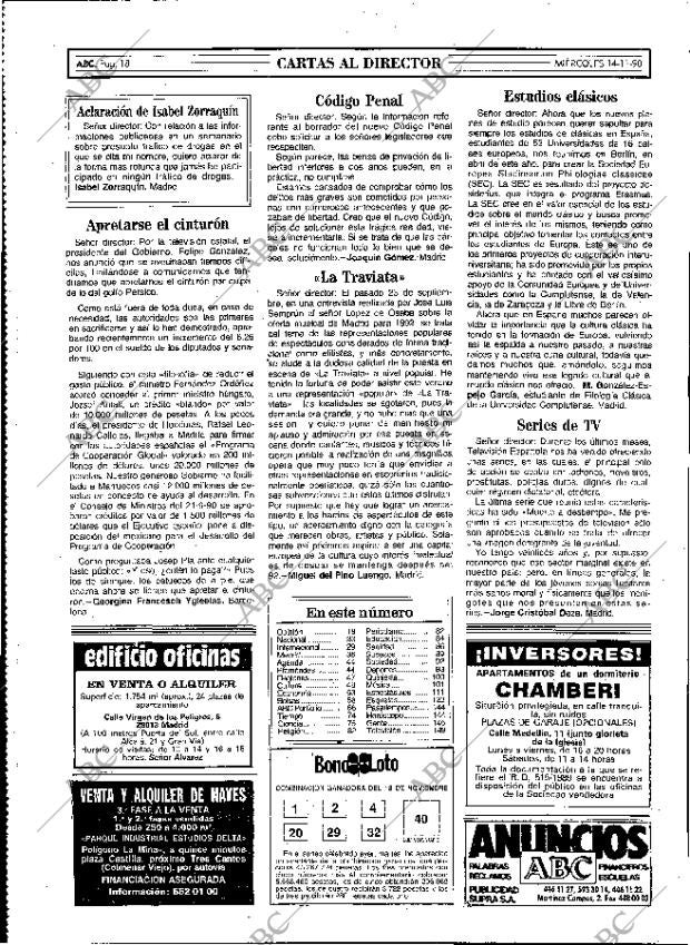 ABC MADRID 14-11-1990 página 18