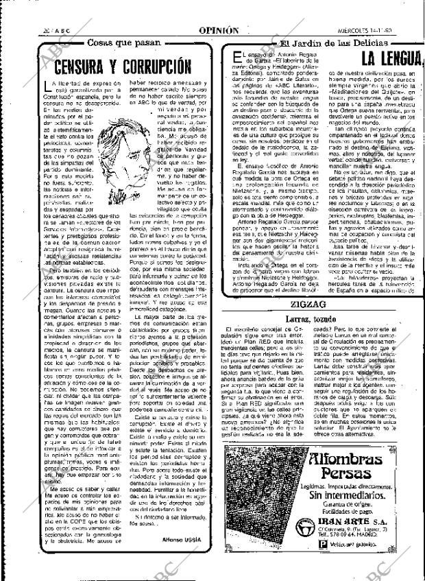ABC MADRID 14-11-1990 página 20