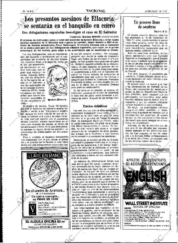 ABC MADRID 14-11-1990 página 24