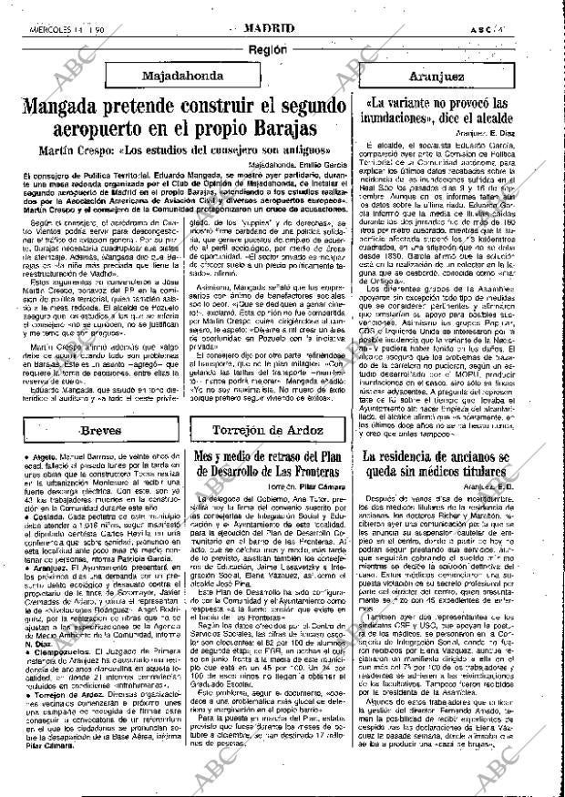 ABC MADRID 14-11-1990 página 41