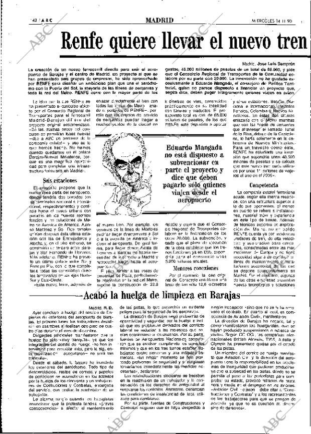 ABC MADRID 14-11-1990 página 42
