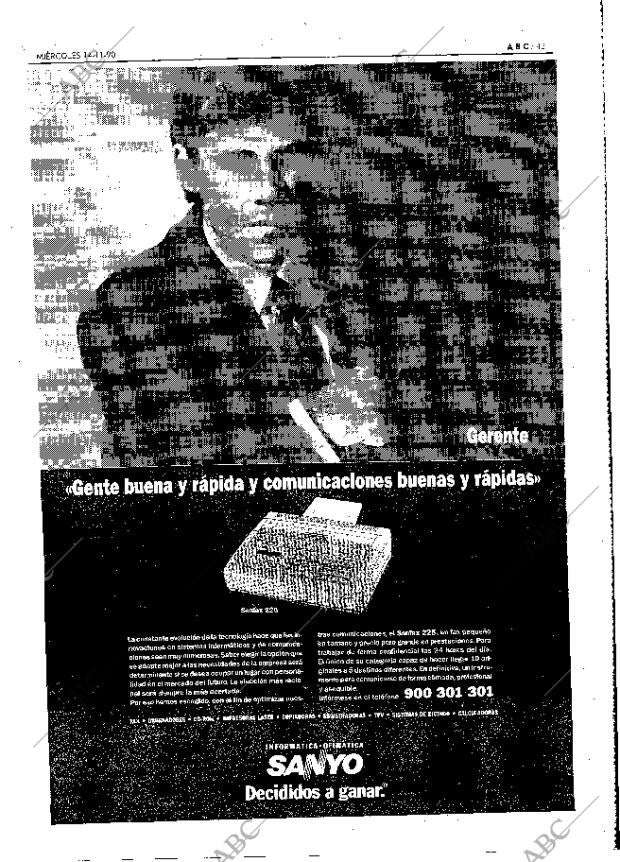 ABC MADRID 14-11-1990 página 45