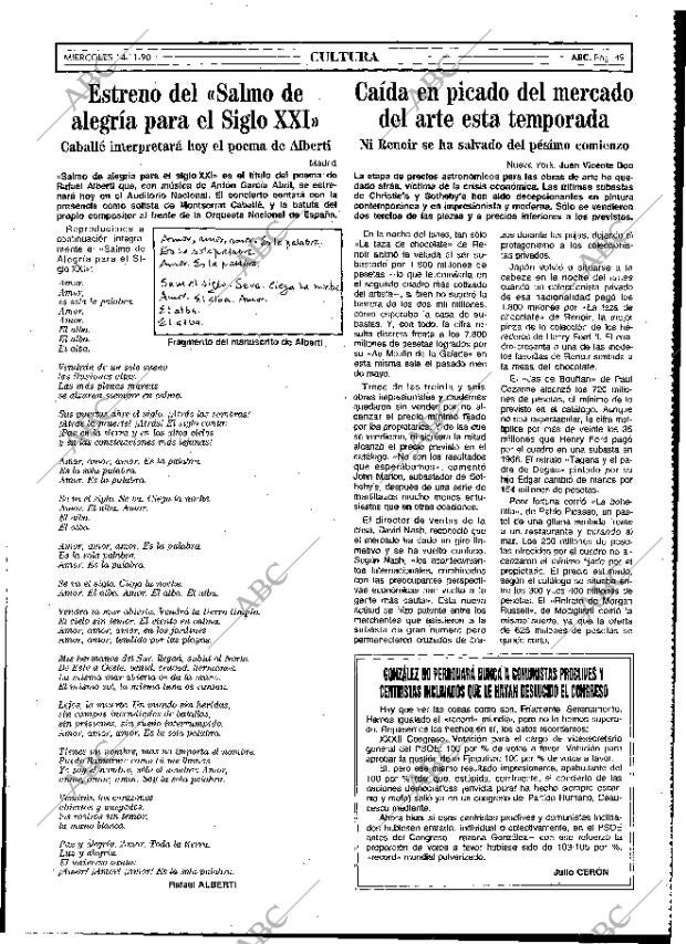 ABC MADRID 14-11-1990 página 49