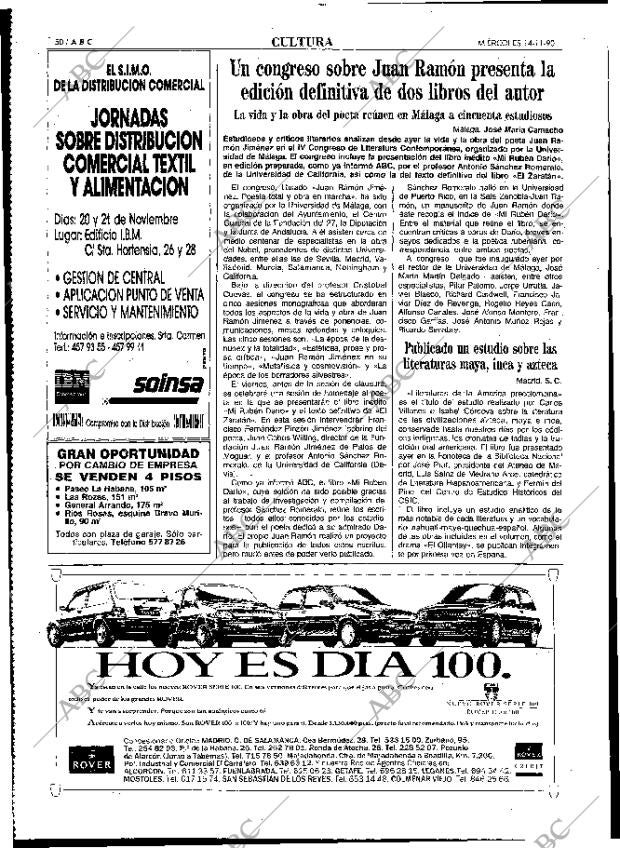 ABC MADRID 14-11-1990 página 50