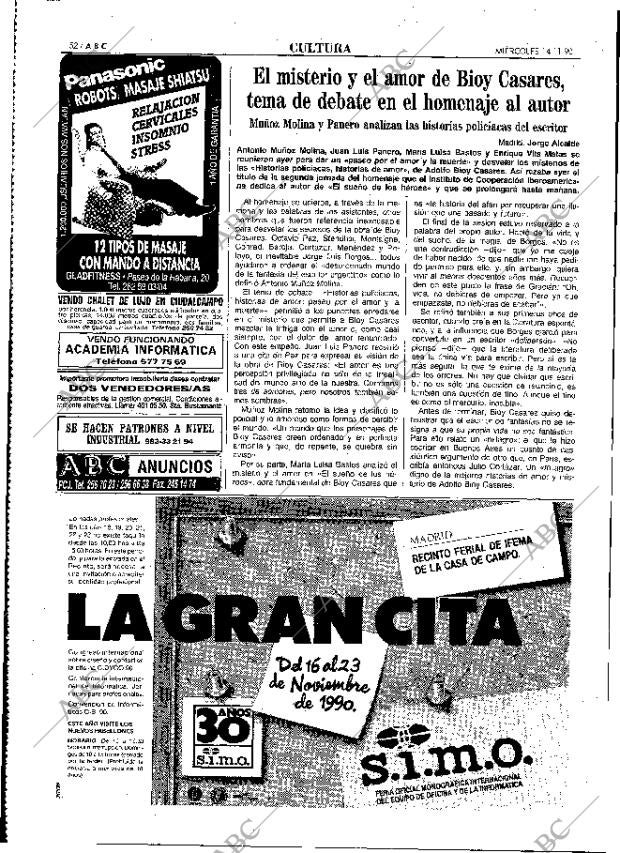ABC MADRID 14-11-1990 página 52