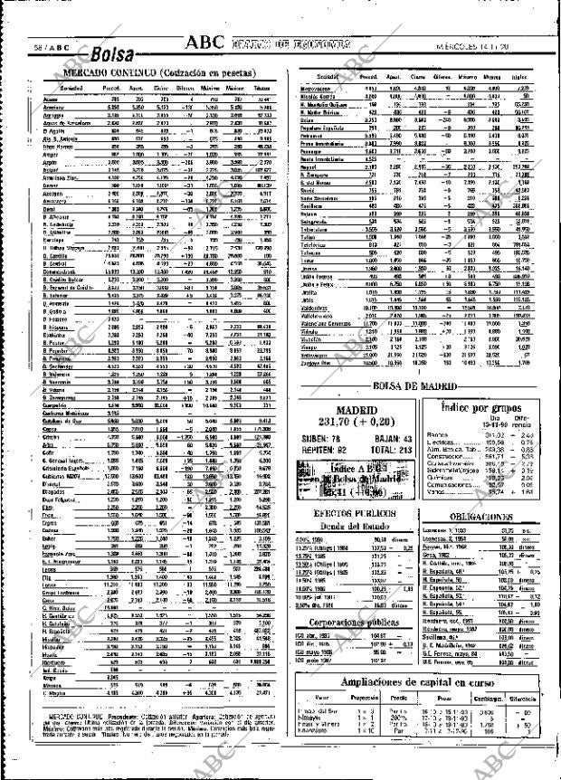 ABC MADRID 14-11-1990 página 58