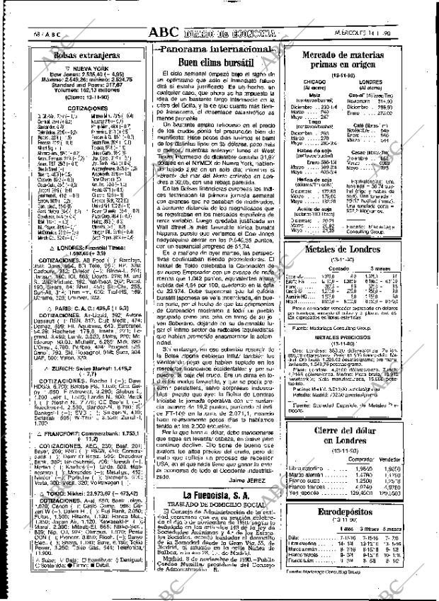ABC MADRID 14-11-1990 página 68