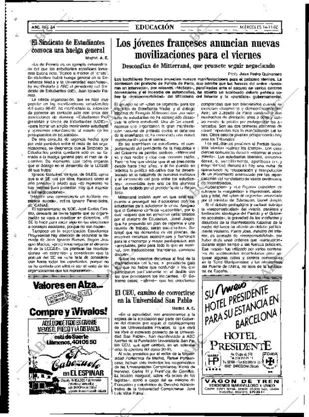 ABC MADRID 14-11-1990 página 84