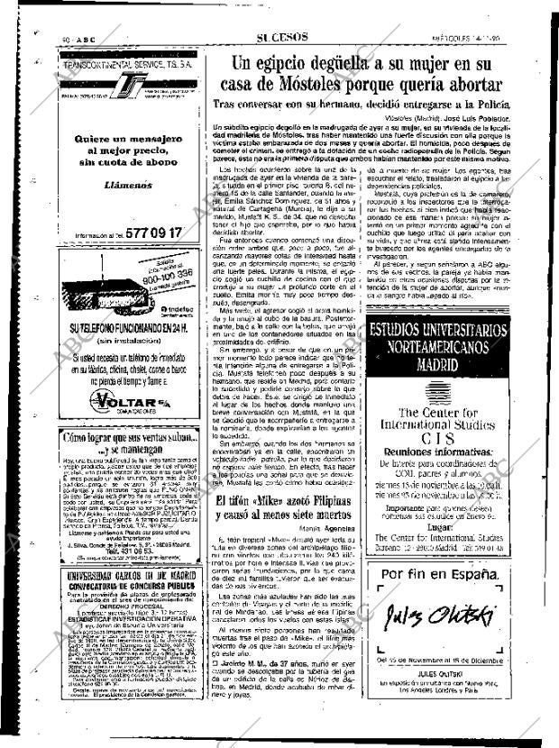 ABC MADRID 14-11-1990 página 90