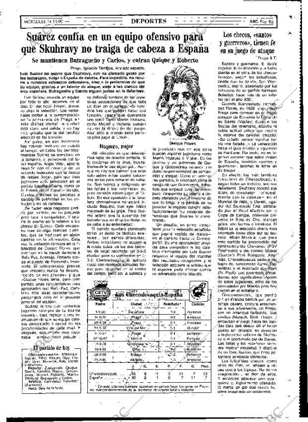 ABC MADRID 14-11-1990 página 93