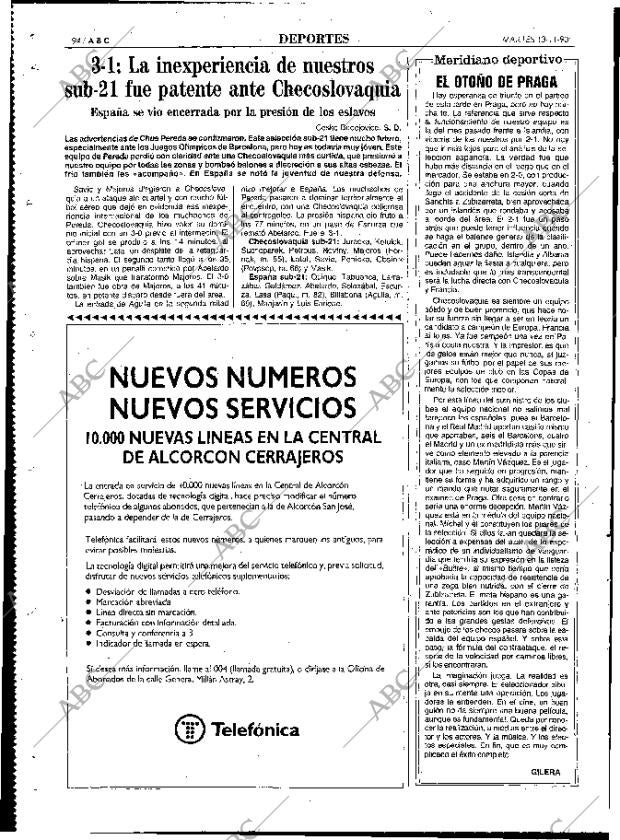 ABC MADRID 14-11-1990 página 94
