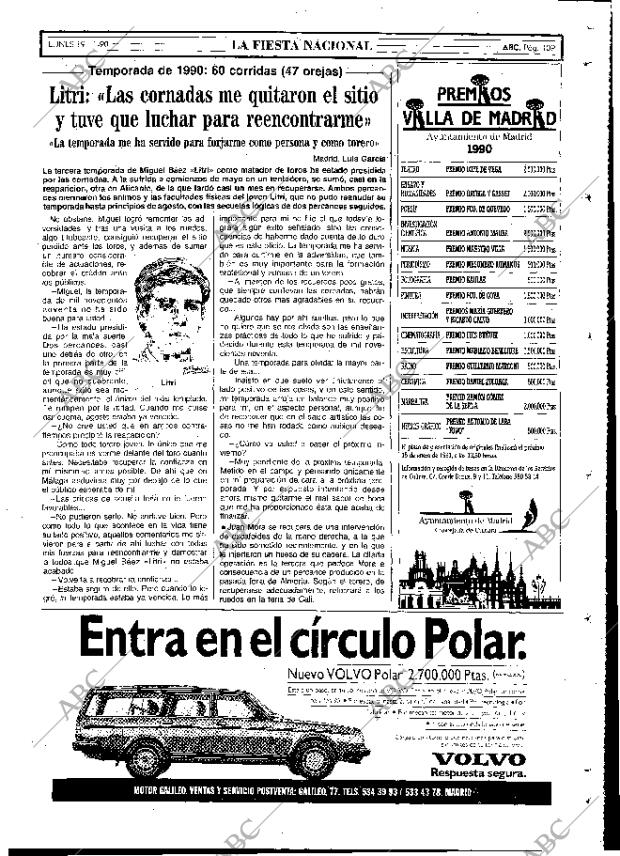 ABC MADRID 19-11-1990 página 109