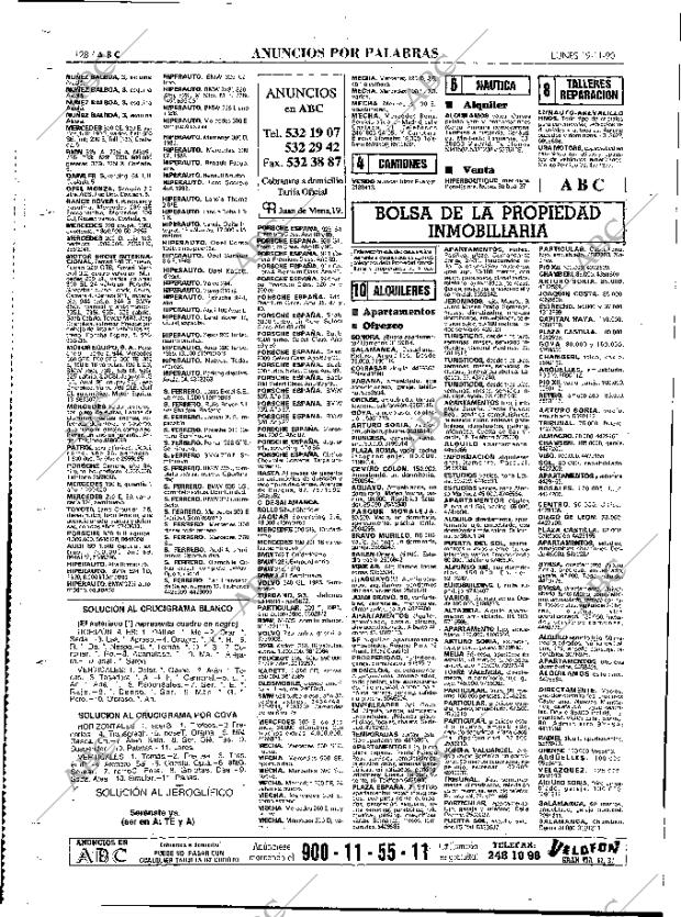 ABC MADRID 19-11-1990 página 128